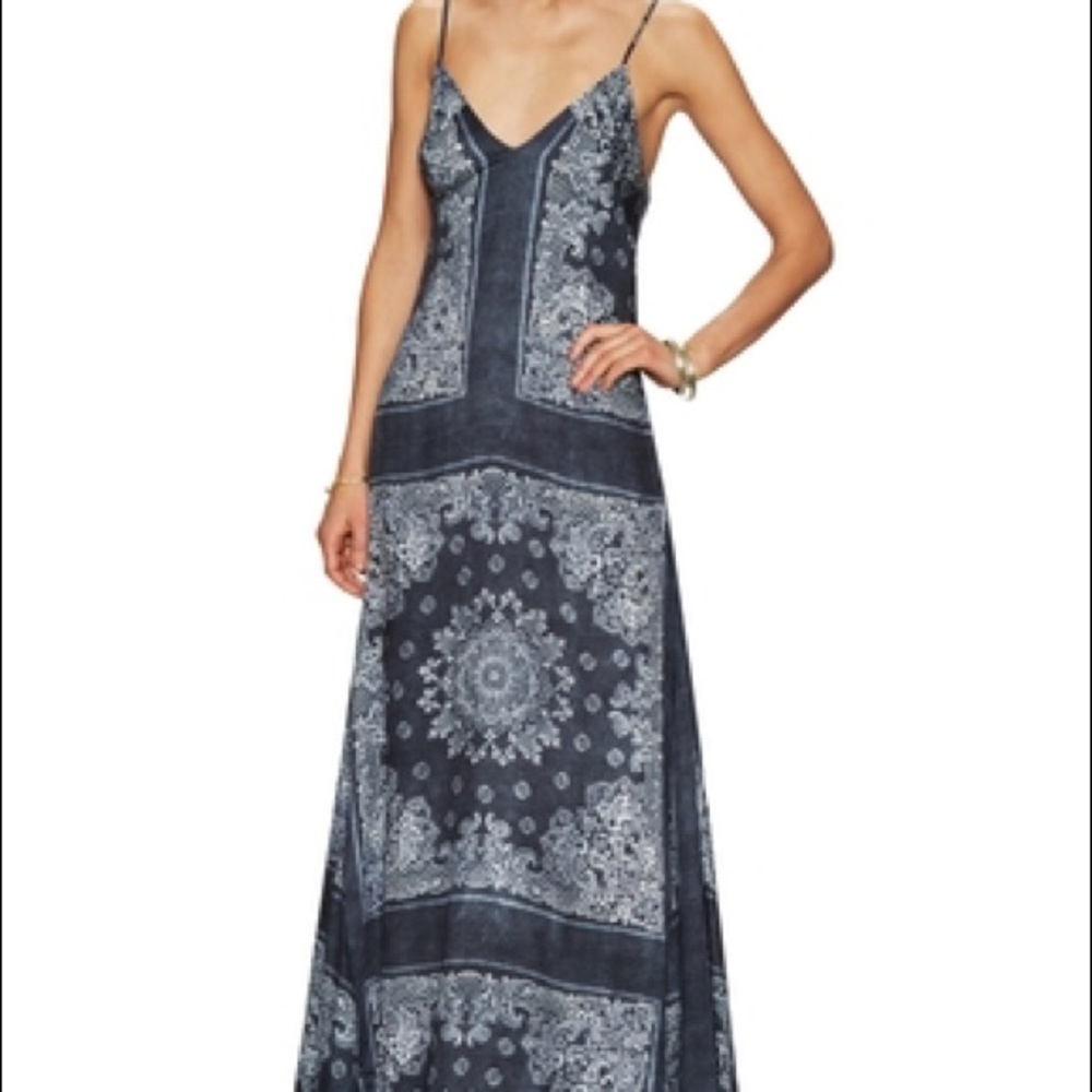 Jetset diaries paisley maxi dress, bandana print